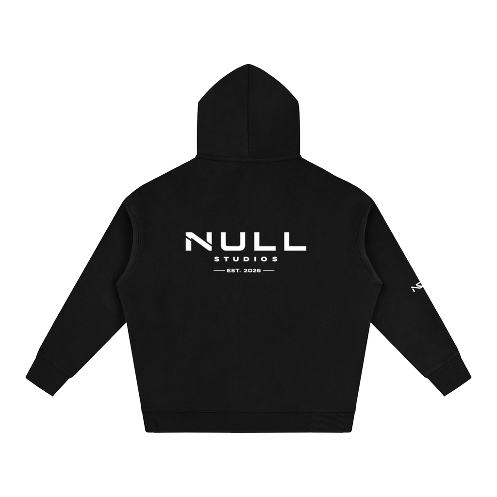 NULL Everything Starts From Nothing Oversize Fleeced Hoodie