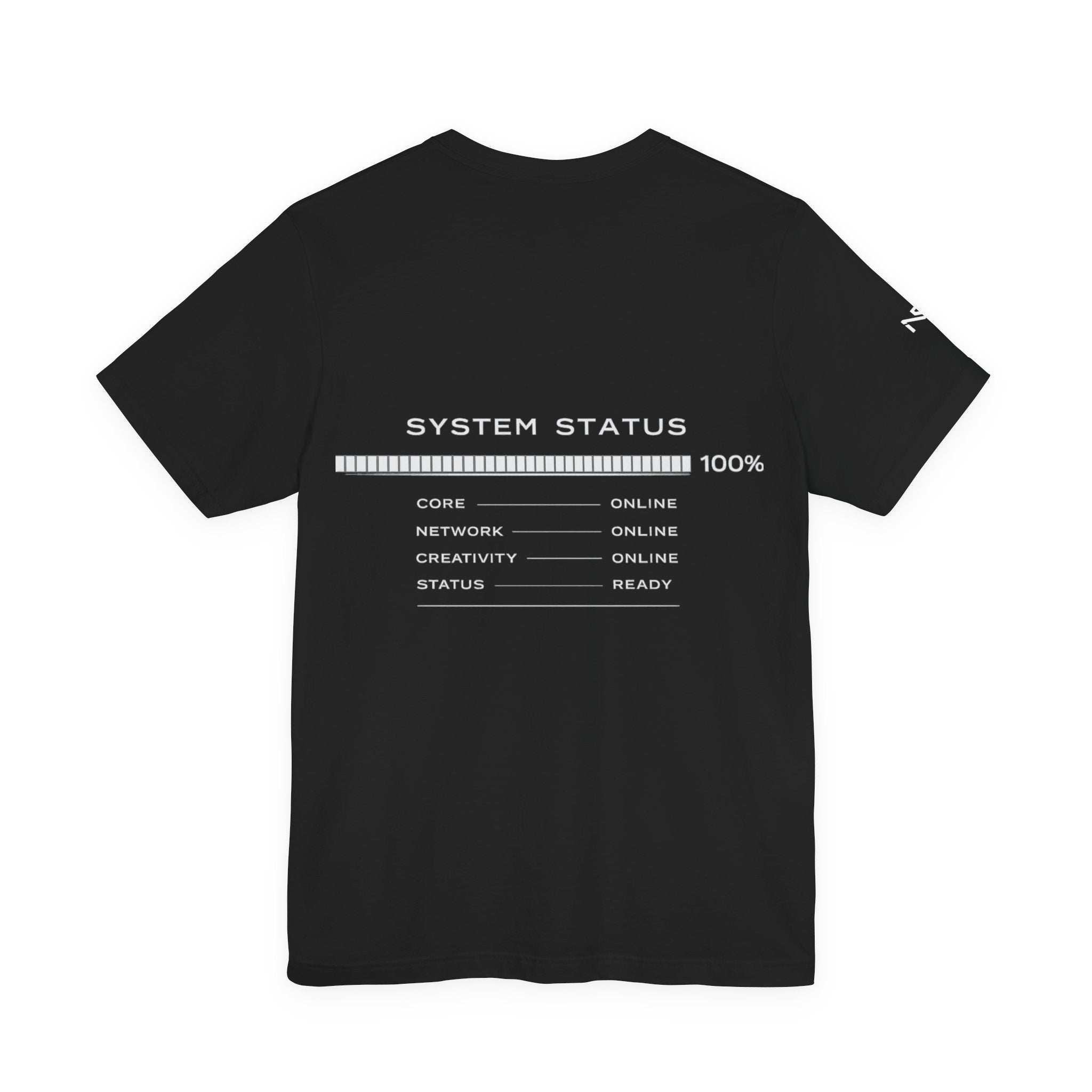 T-Shirt — "NULL" System Status Graphic Tee (Tech Minimalist)