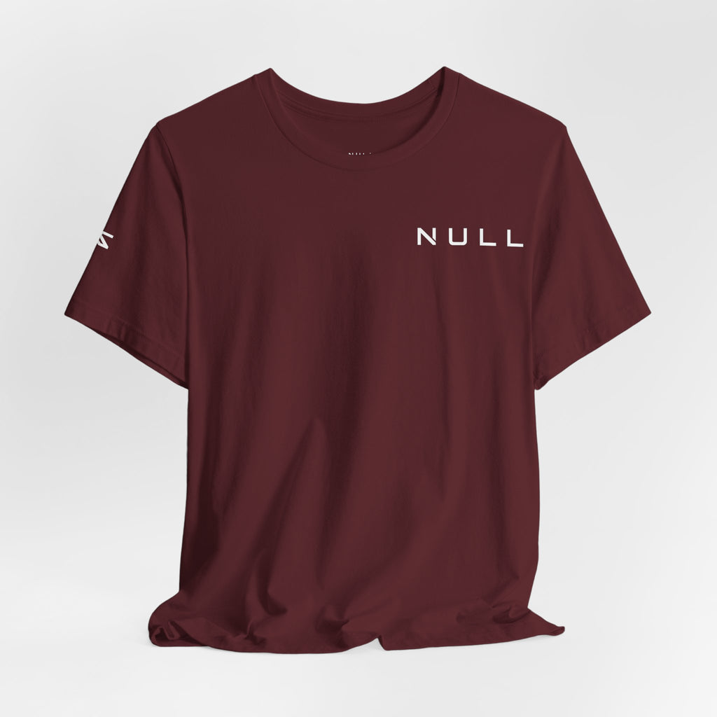 T-Shirt — "NULL" System Status Graphic Tee (Tech Minimalist)