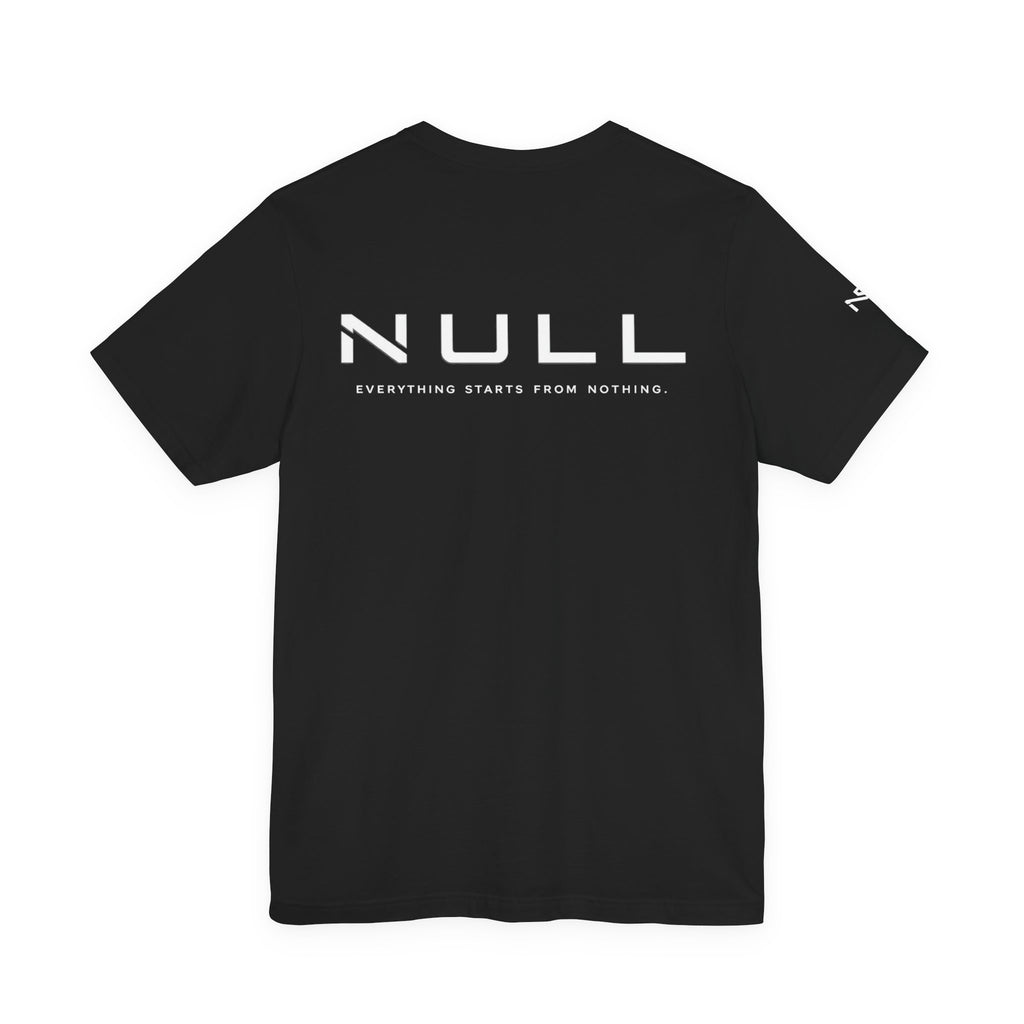 NULL Graphic Tee — Minimal Tech-Inspired Short Sleeve Shirt