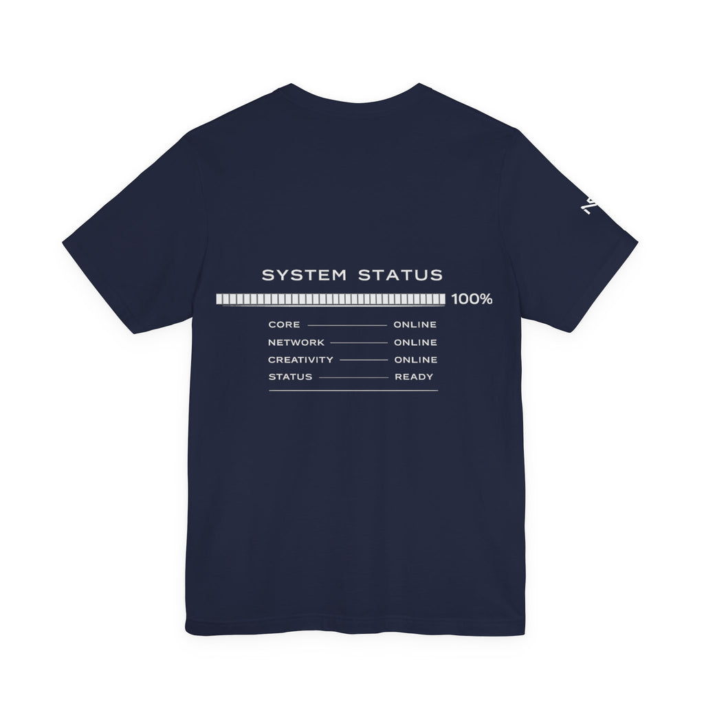T-Shirt — "NULL" System Status Graphic Tee (Tech Minimalist)