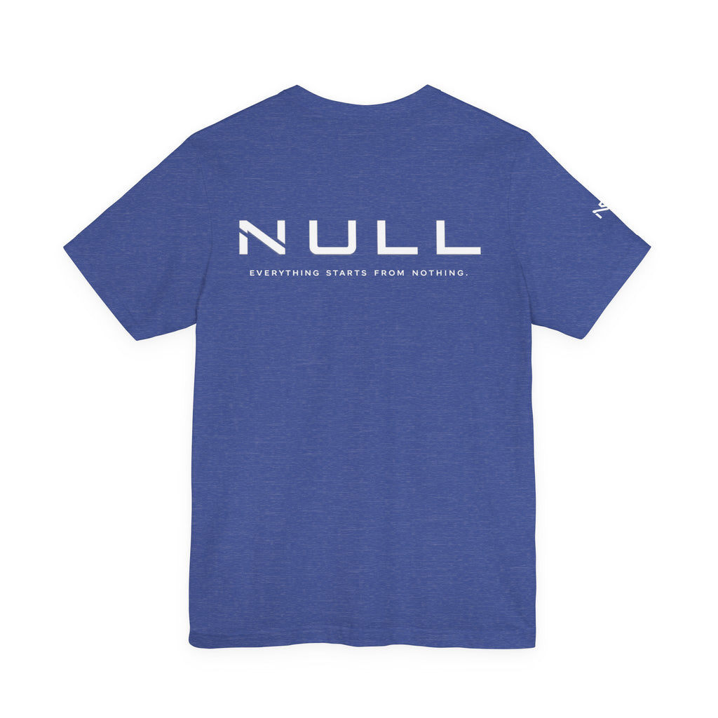 NULL Graphic Tee — Minimal Tech-Inspired Short Sleeve Shirt