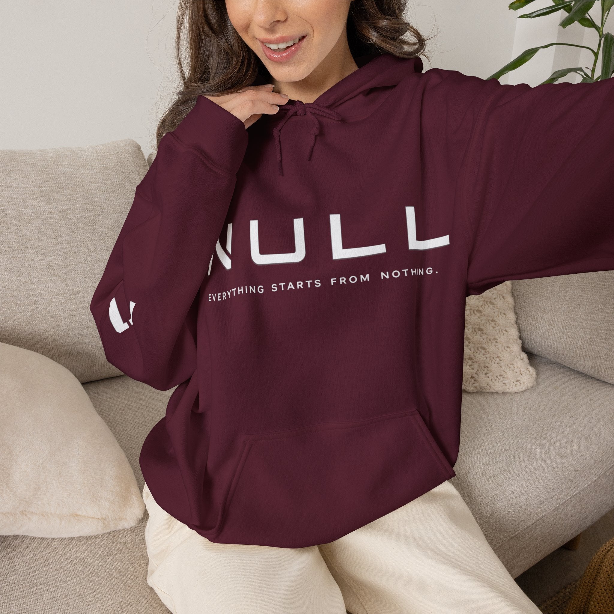 Hoodie — NULL Studios Logo Sweatshirt ("NULL: Everything Starts From Nothing")