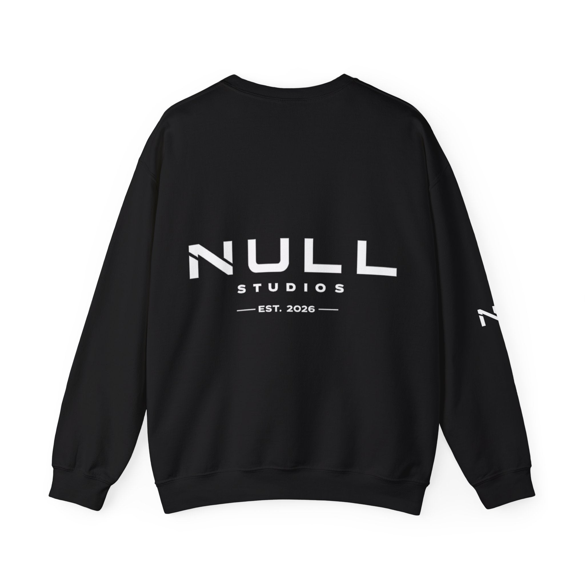 Crewneck Sweatshirt — NULL Studios Logo “Everything Starts From Nothing”