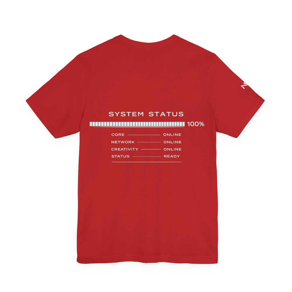 T-Shirt — "NULL" System Status Graphic Tee (Tech Minimalist)