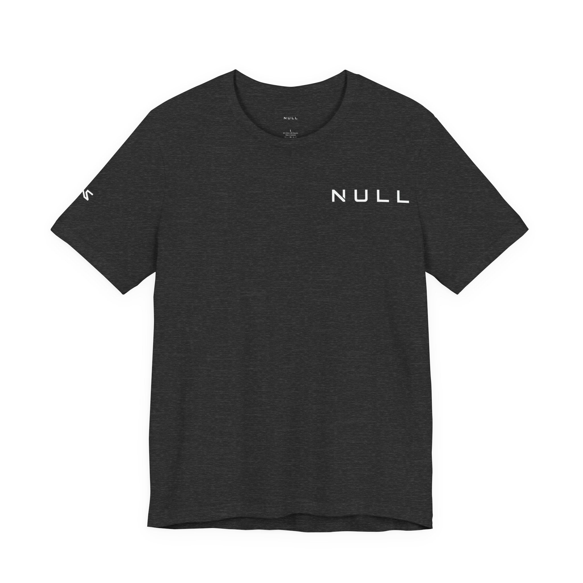 NULL Graphic Tee — Minimal Tech-Inspired Short Sleeve Shirt