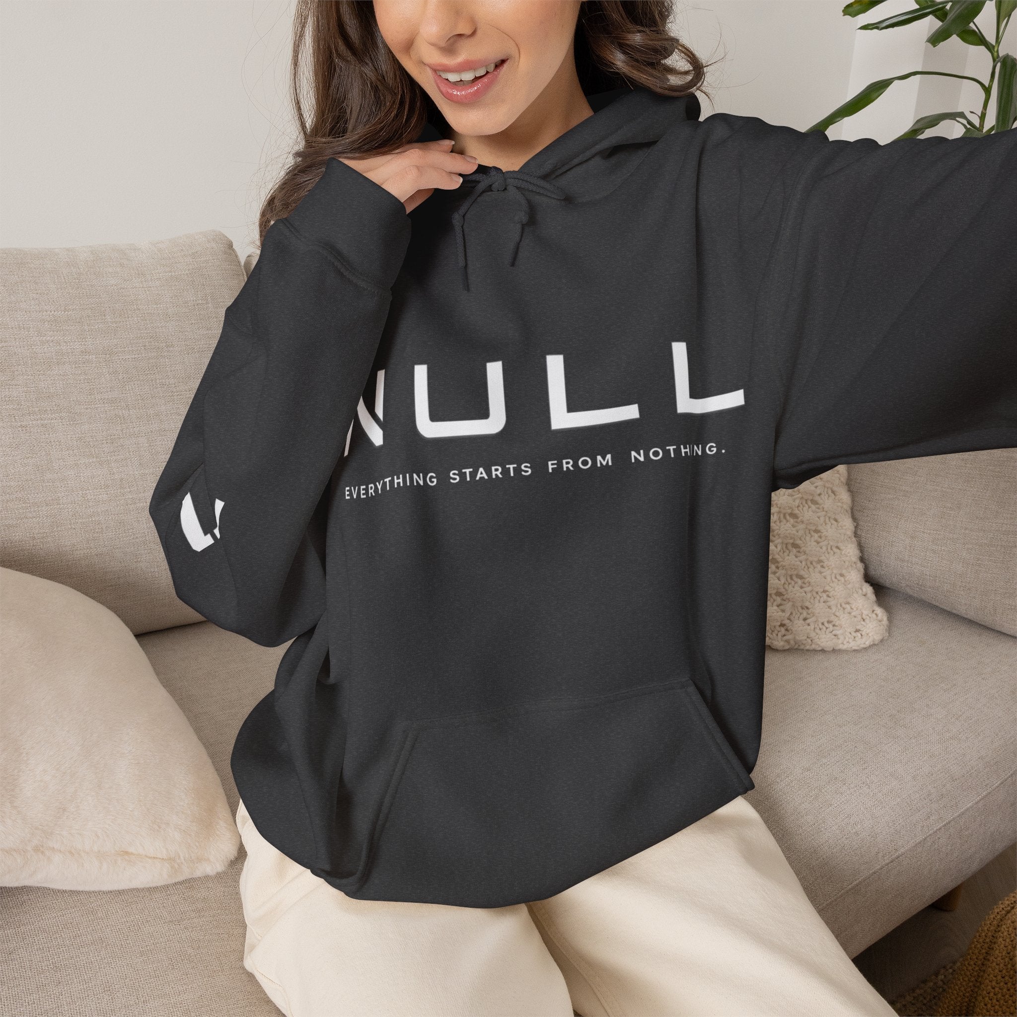 Hoodie — NULL Studios Logo Sweatshirt ("NULL: Everything Starts From Nothing")