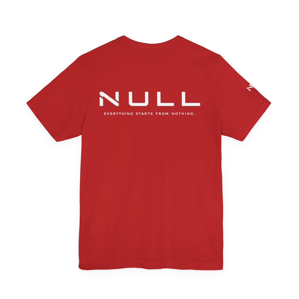 NULL Graphic Tee — Minimal Tech-Inspired Short Sleeve Shirt