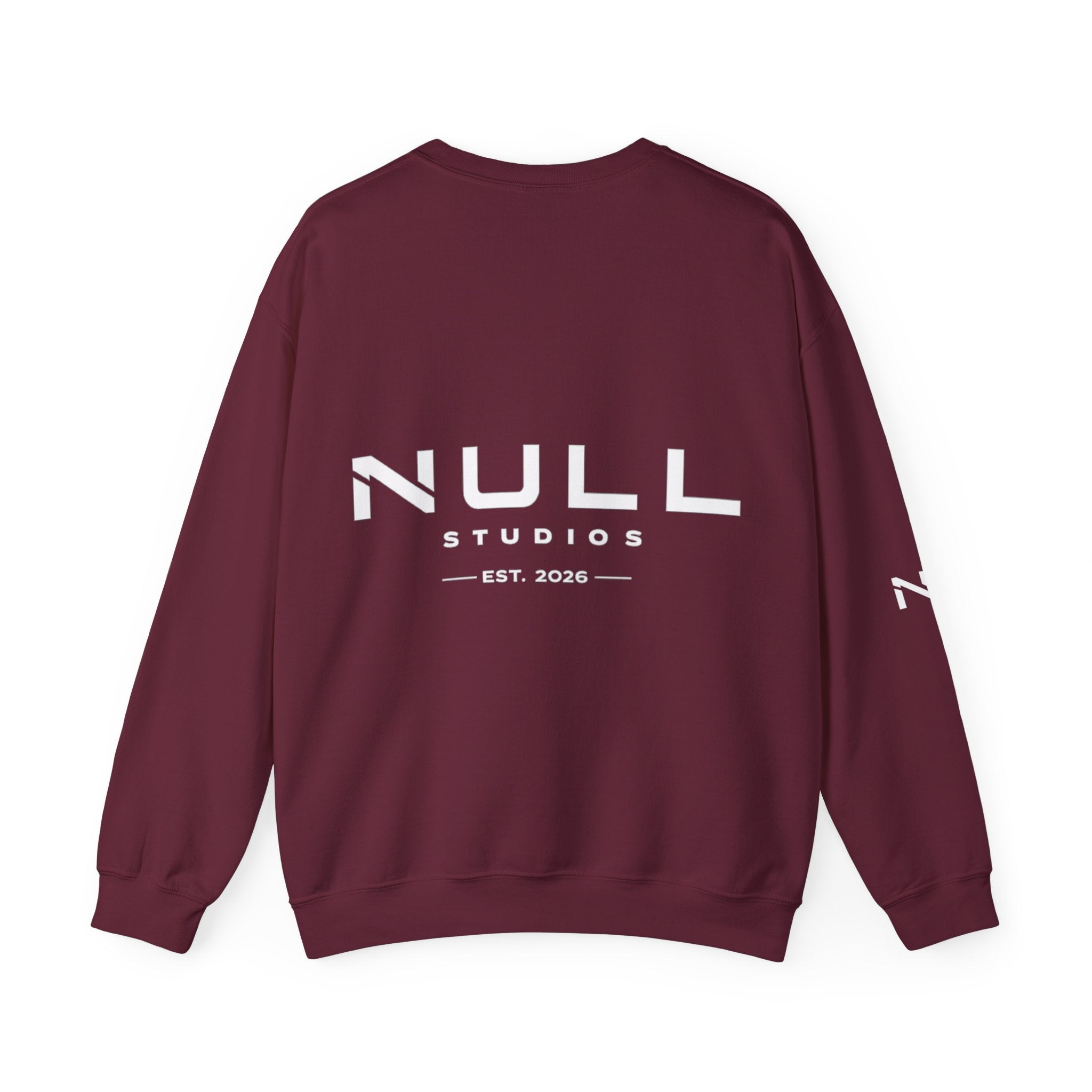 Crewneck Sweatshirt — NULL Studios Logo “Everything Starts From Nothing”