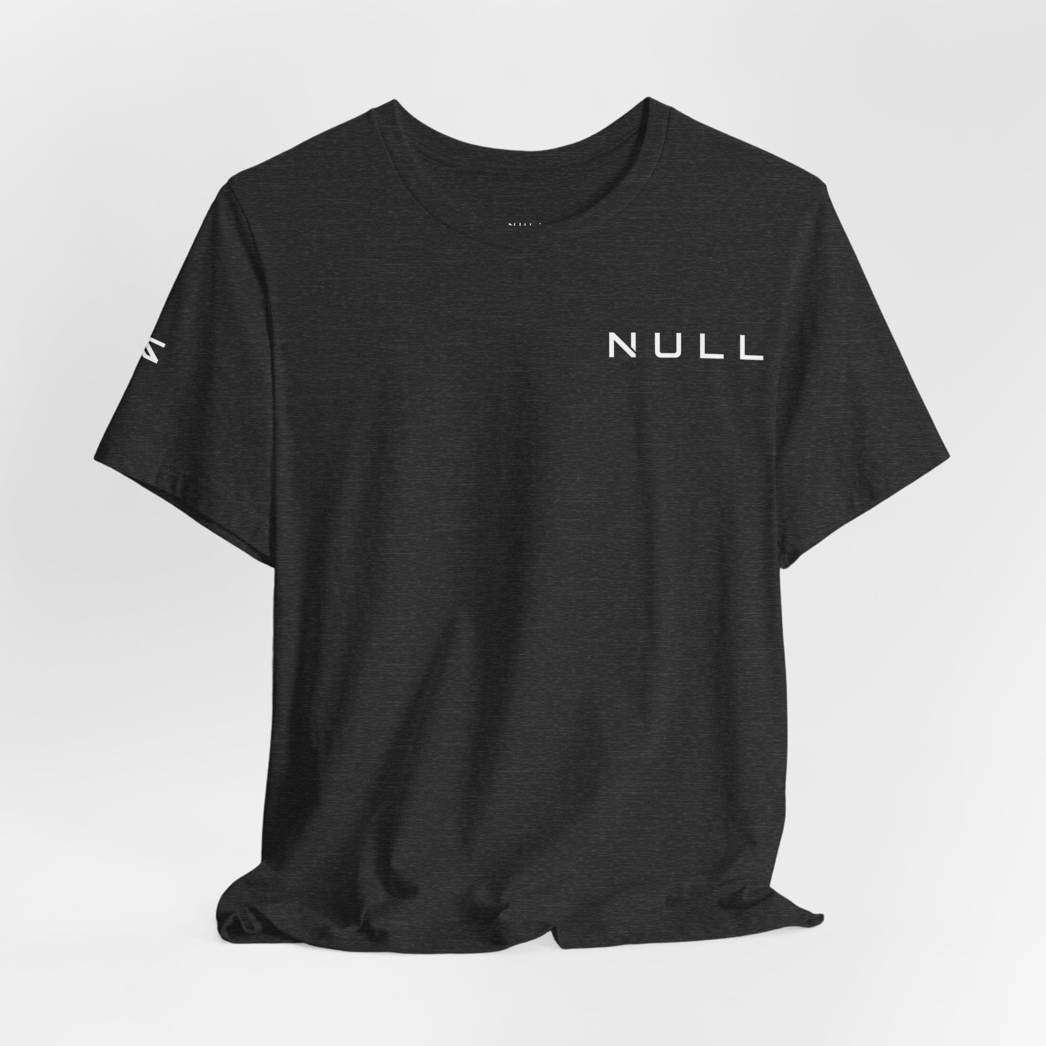 NULL Graphic Tee — Minimal Tech-Inspired Short Sleeve Shirt