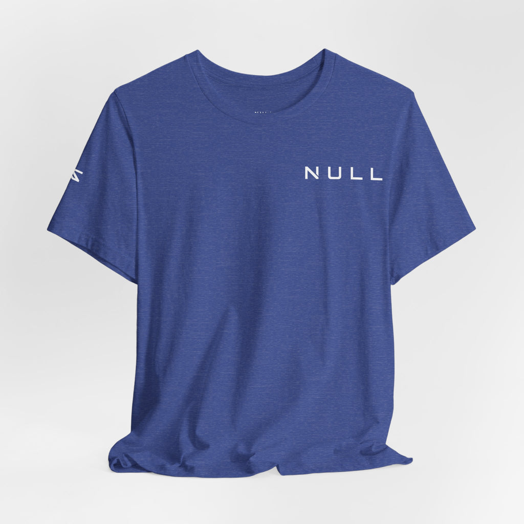 T-Shirt — "NULL" System Status Graphic Tee (Tech Minimalist)