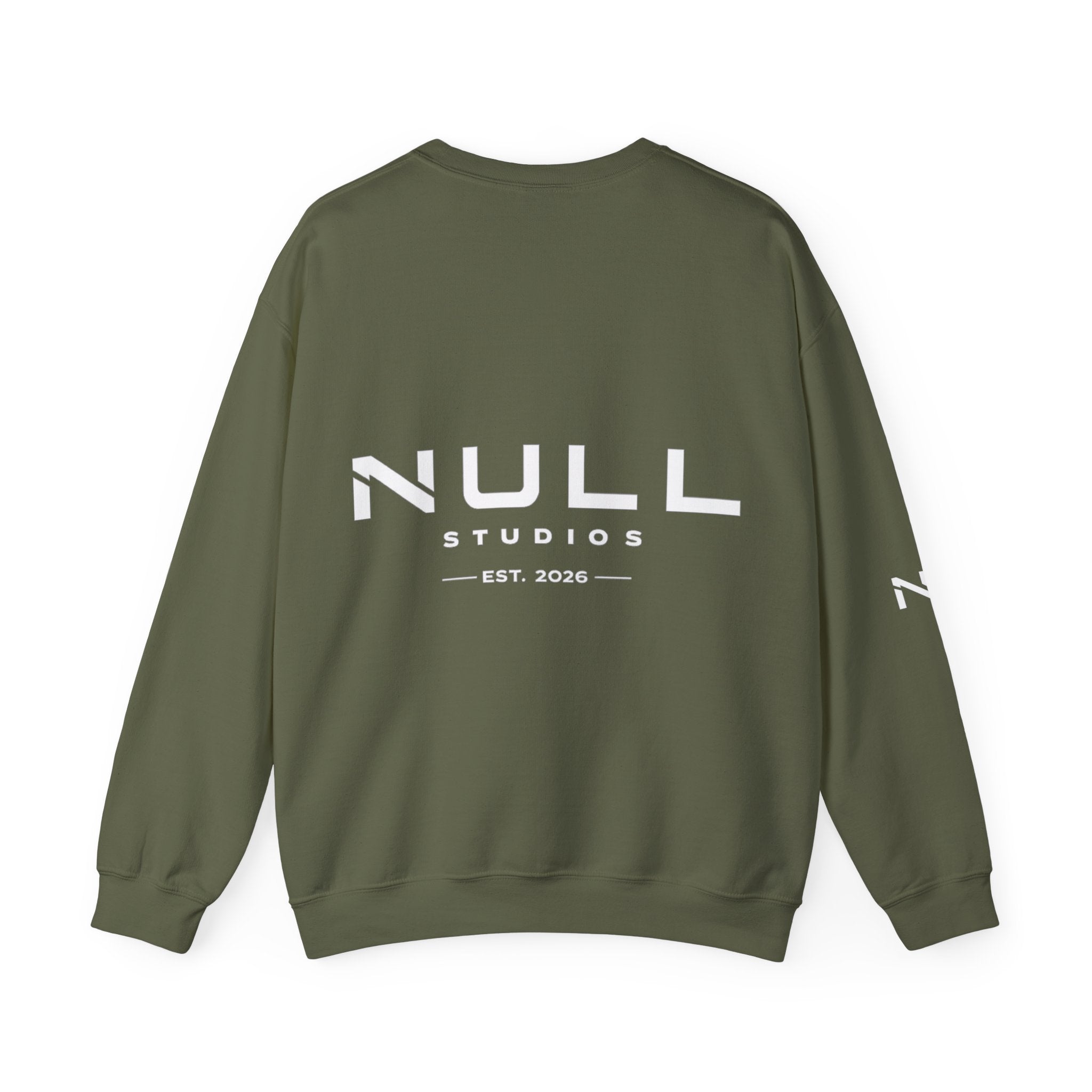 Crewneck Sweatshirt — NULL Studios Logo “Everything Starts From Nothing”
