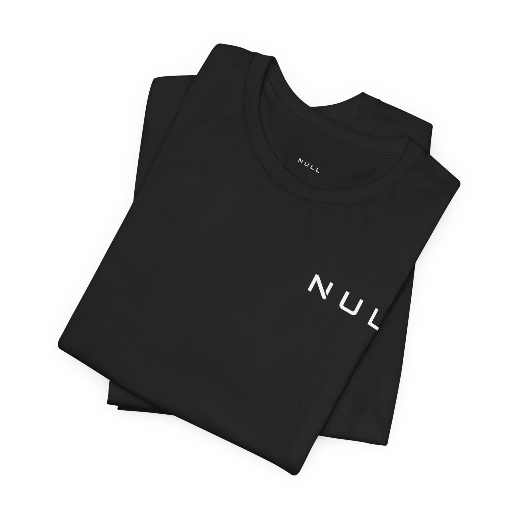 NULL Graphic Tee — Minimal Tech-Inspired Short Sleeve Shirt