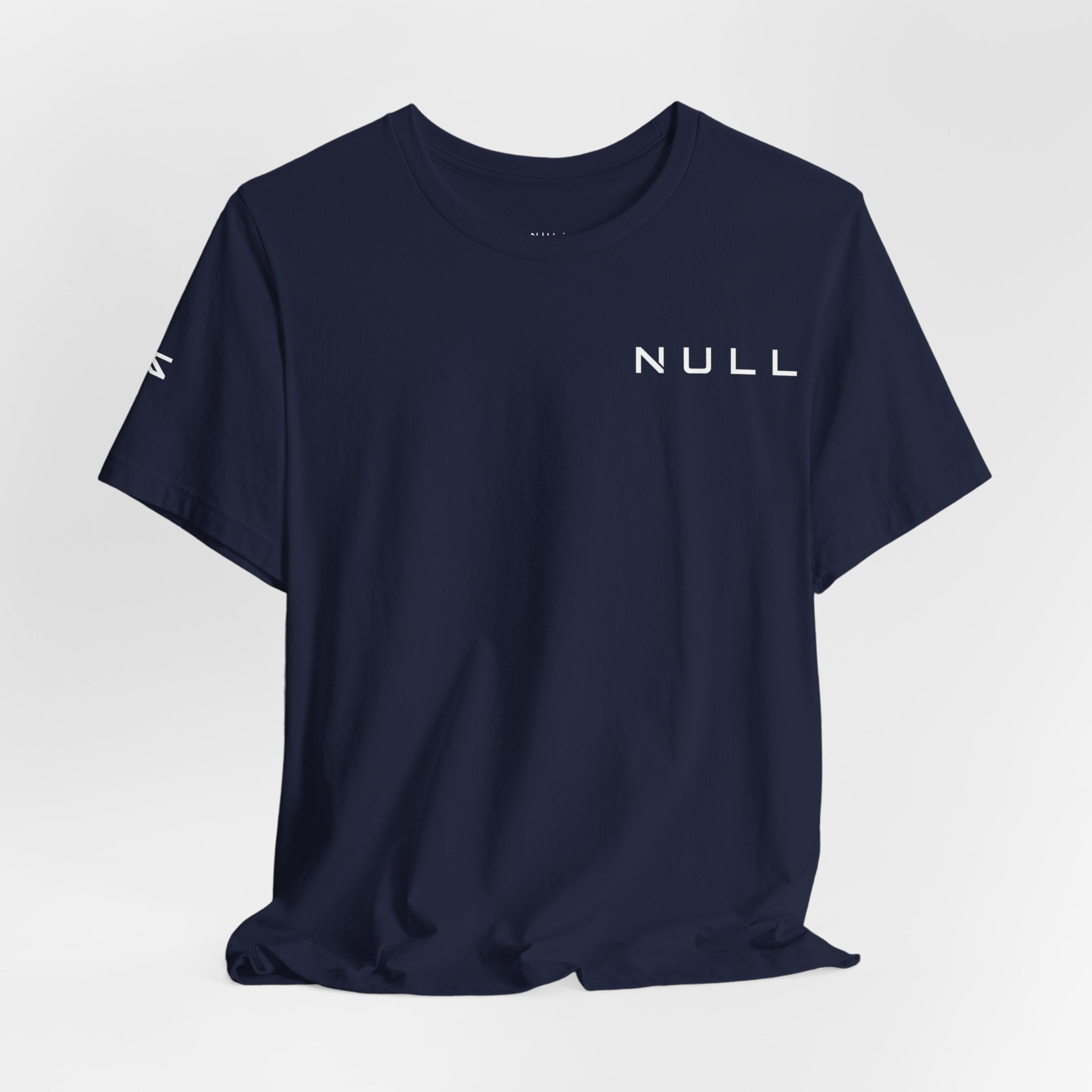 T-Shirt — "NULL" System Status Graphic Tee (Tech Minimalist)