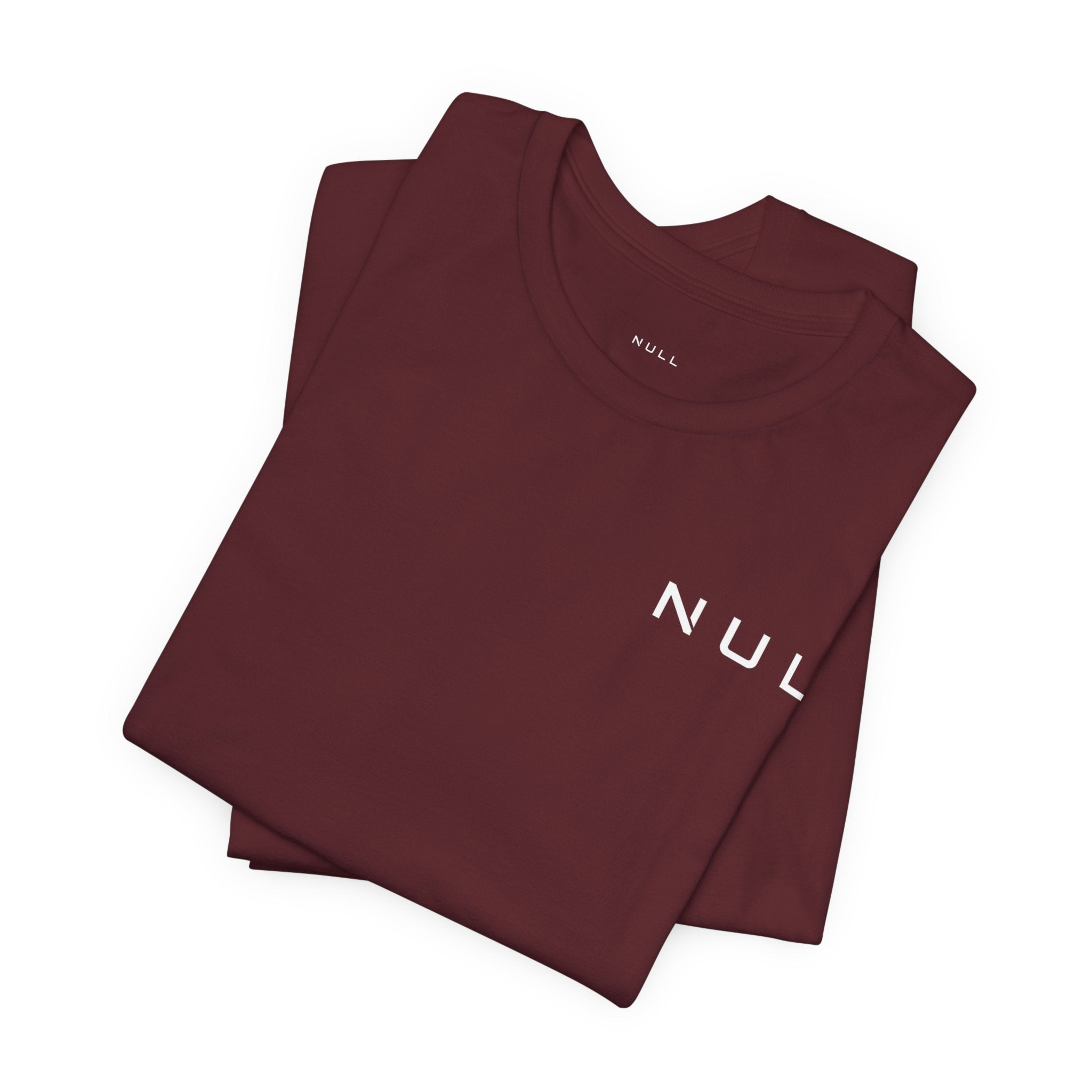 NULL Graphic Tee — Minimal Tech-Inspired Short Sleeve Shirt