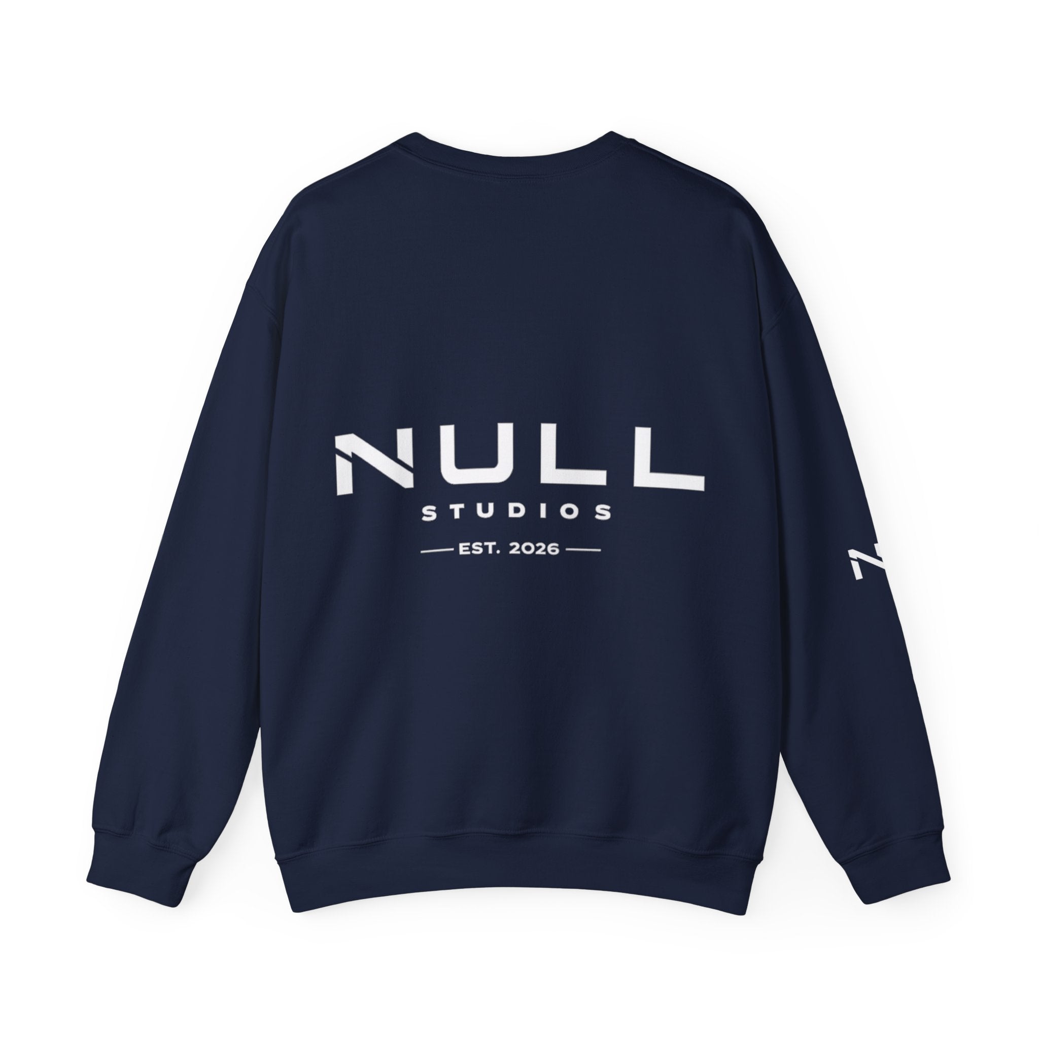 Crewneck Sweatshirt — NULL Studios Logo “Everything Starts From Nothing”