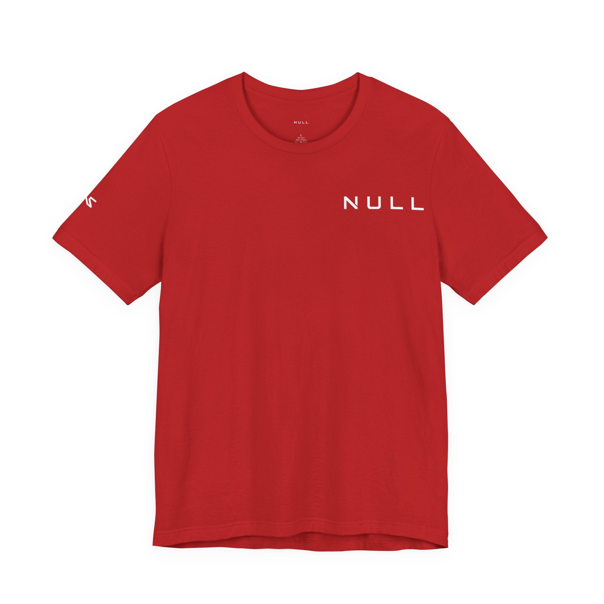 T-Shirt — "NULL" System Status Graphic Tee (Tech Minimalist)
